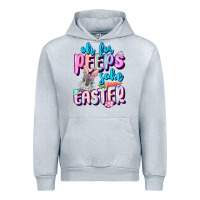 Heather Grey Oh for peeps sake Easter Day Urban Hoodie - CowGirlArtShop