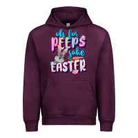 Mauve Wine Oh for peeps sake Easter Day Urban Hoodie - CowGirlArtShop