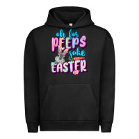 Pigment Black Oh for peeps sake Easter Day Urban Hoodie - CowGirlArtShop