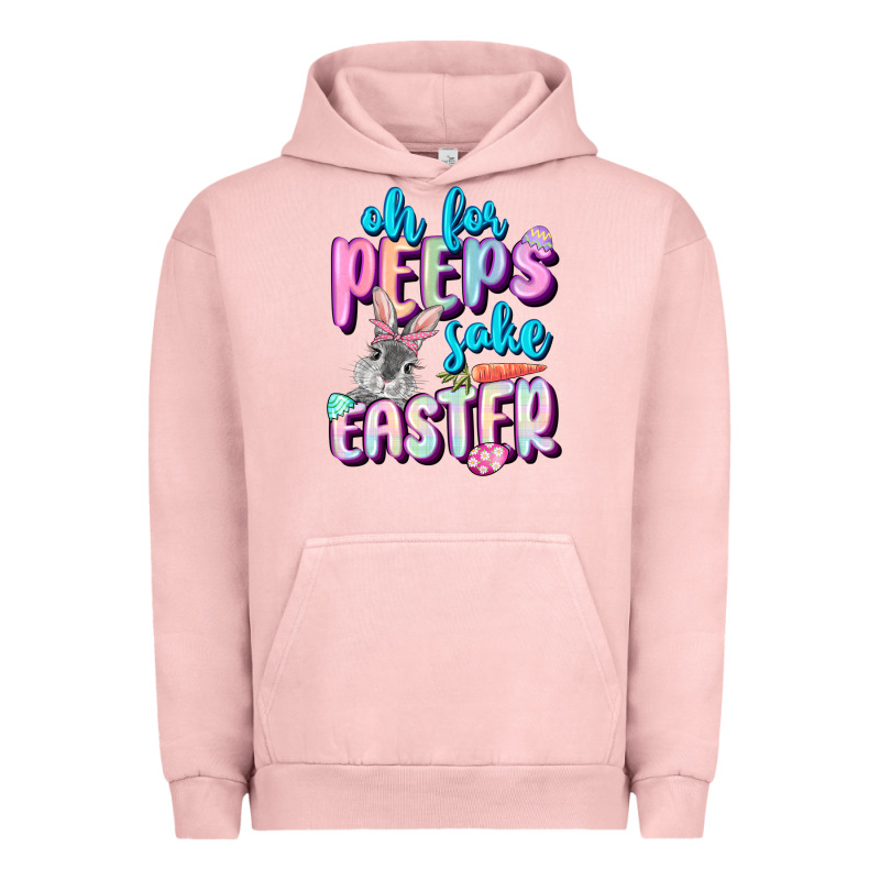 Oh For Peeps Sake Easter Day Urban Hoodie by CowGirlArtShop | Teevron