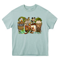 Safari Cartoon Characters Coffee Cups Heavy Core Tee | Teevron