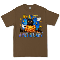 Cacao Black Cat Apothecary Premium Tee - texasbilliewilder