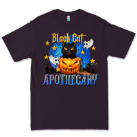 Plum Black Cat Apothecary Premium Tee - texasbilliewilder