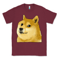 Burgundy doge coin shiba dog Classic Tee - Jasminsmagicworld