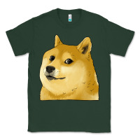 Sports Green doge coin shiba dog Classic Tee - Jasminsmagicworld