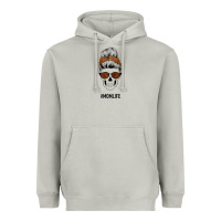 Moon Dust Brown Glitter, Western Vintage Patterned Mom Skull Heavyweight Hoodie - Bettercallsaul