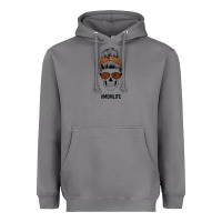 Storm Brown Glitter, Western Vintage Patterned Mom Skull Heavyweight Hoodie - Bettercallsaul