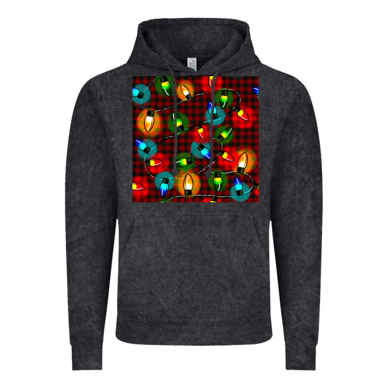 Christmas Lights Seamless Pattern Vintage Hoodie by BundleAndBundleShop | Teevron