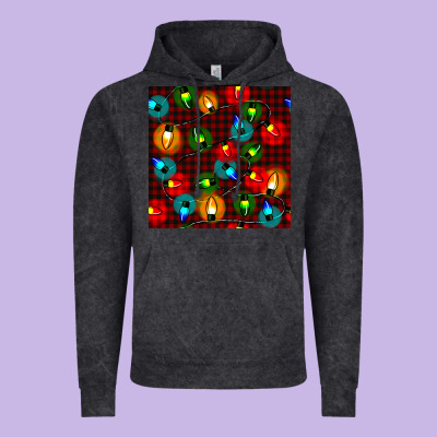 Christmas Lights Seamless Pattern Vintage Hoodie Designed By Bundleandbundleshop