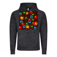 Vintage Arctic christmas lights seamless pattern Vintage Hoodie - BundleAndBundleShop