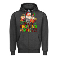 Charcoal Heather this is my christmas movie watching blanket Zipper Hoodie - MaliasSmallBusiness
