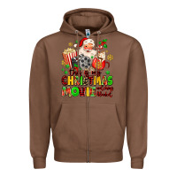 Chestnut this is my christmas movie watching blanket Zipper Hoodie - MaliasSmallBusiness