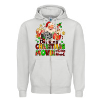 Dove Grey this is my christmas movie watching blanket Zipper Hoodie - MaliasSmallBusiness