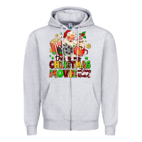 Heather Grey this is my christmas movie watching blanket Zipper Hoodie - MaliasSmallBusiness