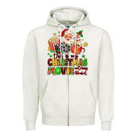Oatmeal Heather this is my christmas movie watching blanket Zipper Hoodie - MaliasSmallBusiness