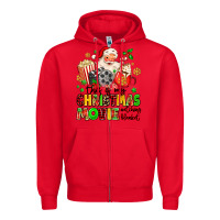 Red this is my christmas movie watching blanket Zipper Hoodie - MaliasSmallBusiness