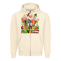 Sandshell this is my christmas movie watching blanket Zipper Hoodie - MaliasSmallBusiness