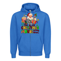 True Royal this is my christmas movie watching blanket Zipper Hoodie - MaliasSmallBusiness