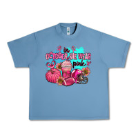 Pebble Blue in october we wear pink american football Urban Heavy Tee - AdoDesignShop