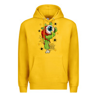 Lemon Zombie Hand with Eyeball Premium Hoodie - texasbilliewilder