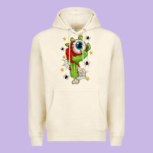 Zombie Hand With Eyeball Premium Hoodie Designed By Texasbilliewilder