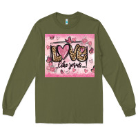 Army Green love like jesus Long Sleeve Tee - MaliasSmallBusiness