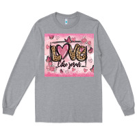Heather Grey love like jesus Long Sleeve Tee - MaliasSmallBusiness