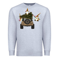 Heather Grey Gnomes Truck Car  Christmas Premium Sweatshirt - Bettercallsaul