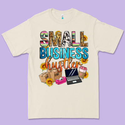 Small Business Hustler Premium Tee Designed By Zillion Design Studio