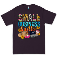 Plum small business hustler Premium Tee - Zillion Design Studio