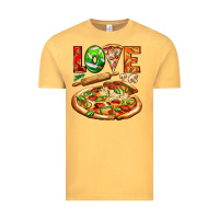 Vintage Mustard love pizza Vintage Tee - AdoDesignShop