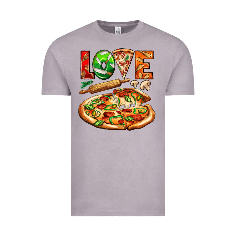 Love Pizza Vintage Tee by AdoDesignShop | Teevron