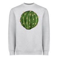Heather Grey cactus Heavyweight Sweatshirt - BarkalooDesign