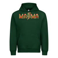 Forest Green Mama christmas lightning bolt mother's day Urban Hoodie - HowdyJamesFarm