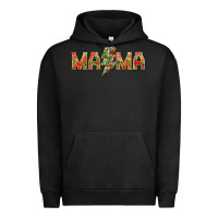 Pigment Black Mama christmas lightning bolt mother's day Urban Hoodie - HowdyJamesFarm