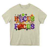Mossy hocus focus halloween teacher Heavy Core Tee - BarkalooDesign
