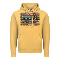 Vintage Mustard sunflower gemstone background Vintage Hoodie - JahusDesignShop