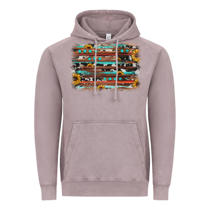 Sunflower Gemstone Background Vintage Hoodie by JahusDesignShop | Teevron