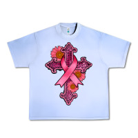 Grape Ice breast cancer cross Urban Heavy Tee - AdoDesignShop