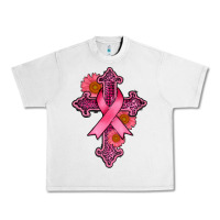 Lunar Rock breast cancer cross Urban Heavy Tee - AdoDesignShop