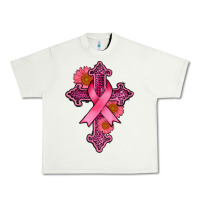 Pistachio breast cancer cross Urban Heavy Tee - AdoDesignShop