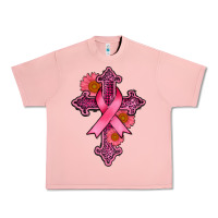 Salmon breast cancer cross Urban Heavy Tee - AdoDesignShop