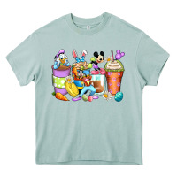 Arona easter cartoon characters coffee cups Heavy Core Tee - Zillion Design Studio