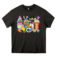 Asphalt easter cartoon characters coffee cups Heavy Core Tee - Zillion Design Studio