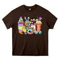 Easter Cartoon Characters Coffee Cups Heavy Core Tee | Teevron