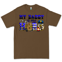 Cacao my daddy is my hero police Premium Tee - Zillion Design Studio
