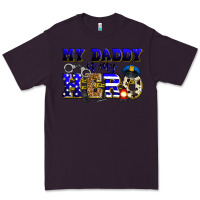 Plum my daddy is my hero police Premium Tee - Zillion Design Studio