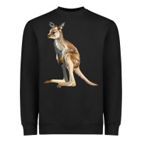 Black baby kangaroo Heavyweight Sweatshirt - LillyAllenDesigns