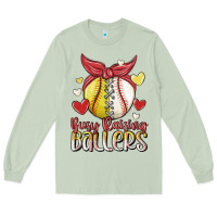 Matcha busy raising ballers Long Sleeve Tee - MaliasSmallBusiness
