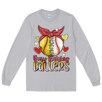 Moon Dust busy raising ballers Long Sleeve Tee - MaliasSmallBusiness